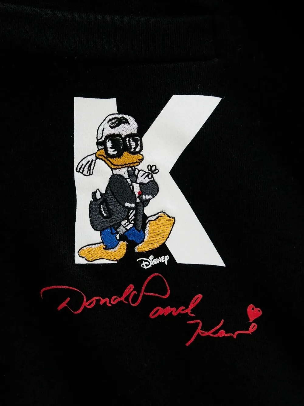 Karl Lagerfeld embroidered joggers Zwart