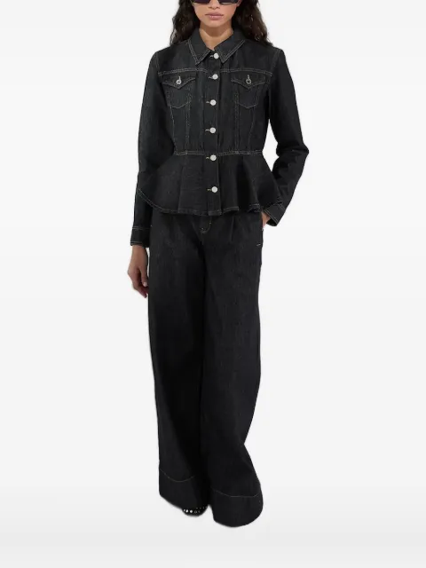Karl Lagerfeld peplum denim jacket