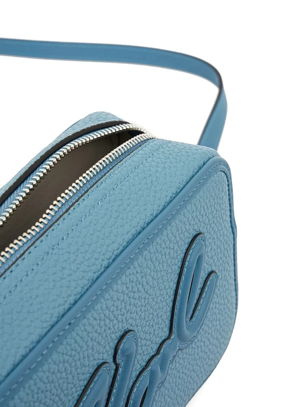 Karl Lagerfeld Crossbodytas met reliëf logo Blauw