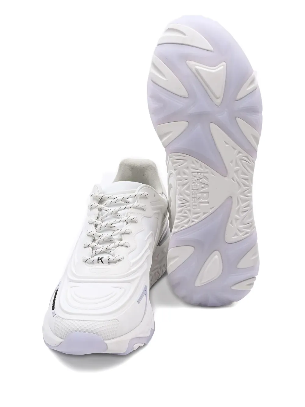 Karl Lagerfeld sculpted-sole sneakers White