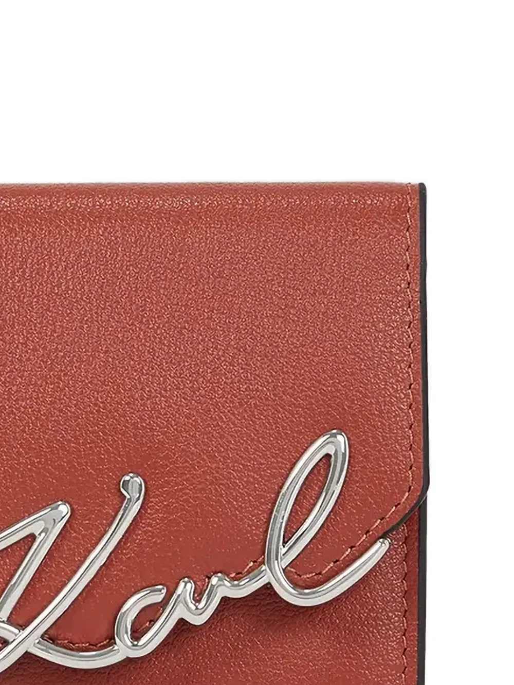  Karl Lagerfeld Logo-detail Wallet - Red 