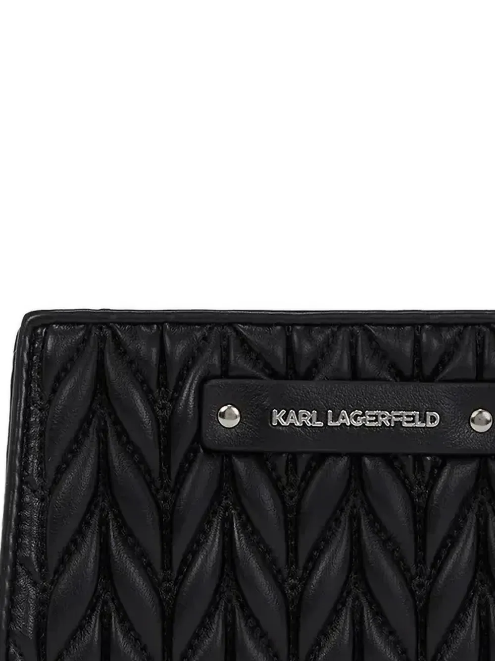  Karl Lagerfeld Quilted Wallet - Black 