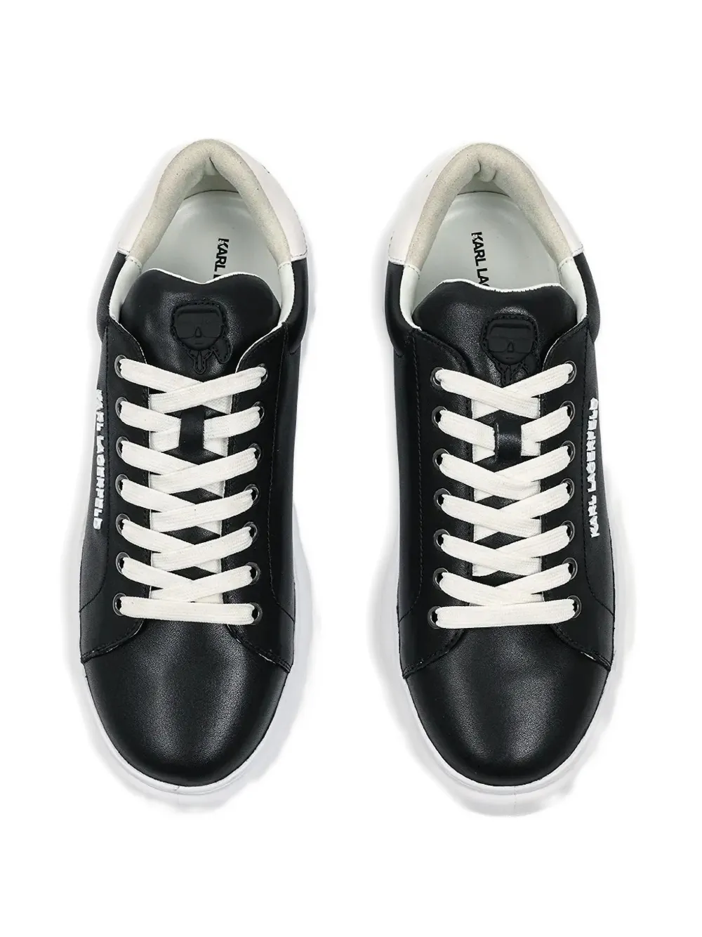 Karl Lagerfeld embroidered-logo sneakers Black