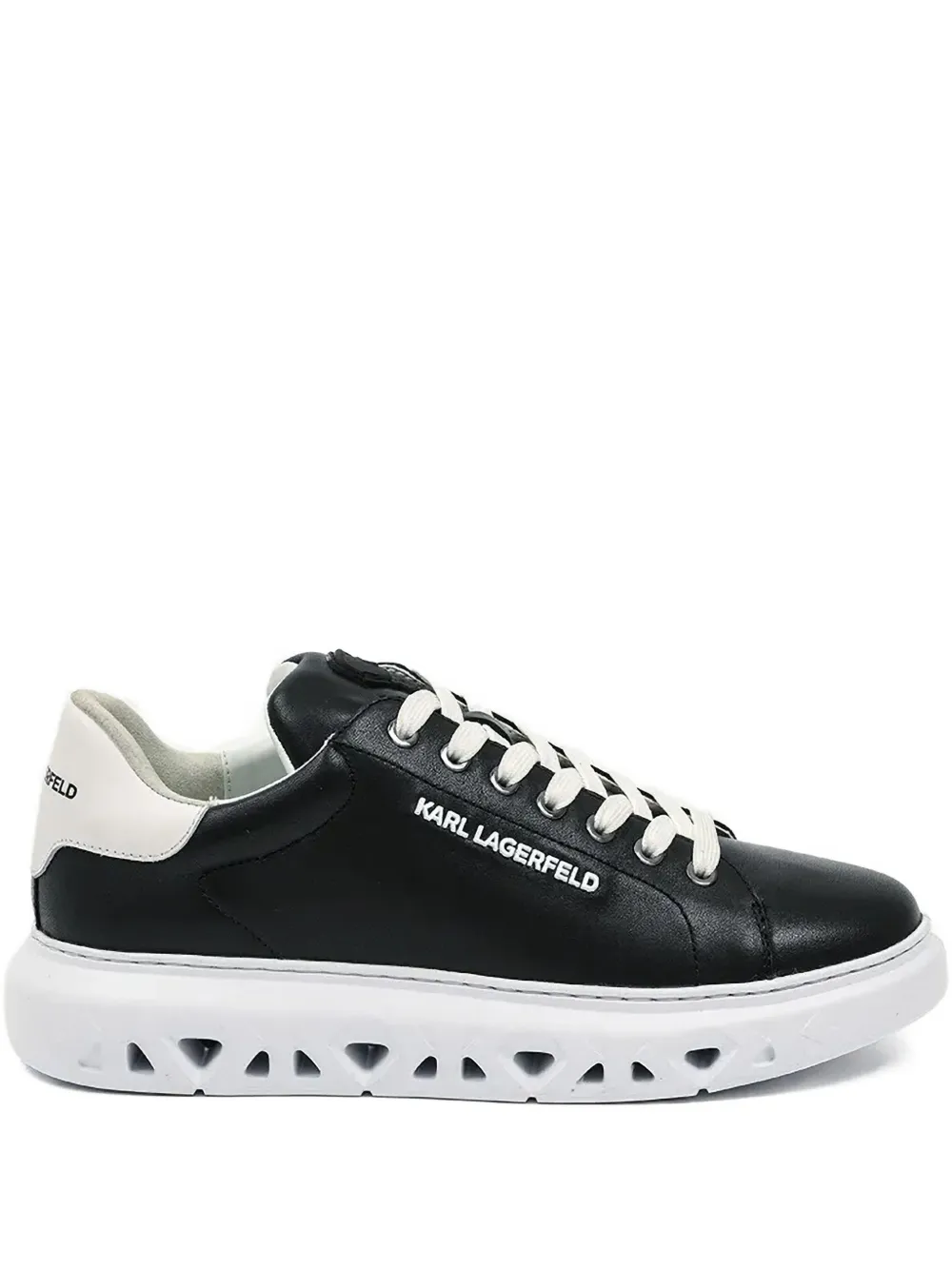 Karl Lagerfeld embroidered-logo sneakers Black