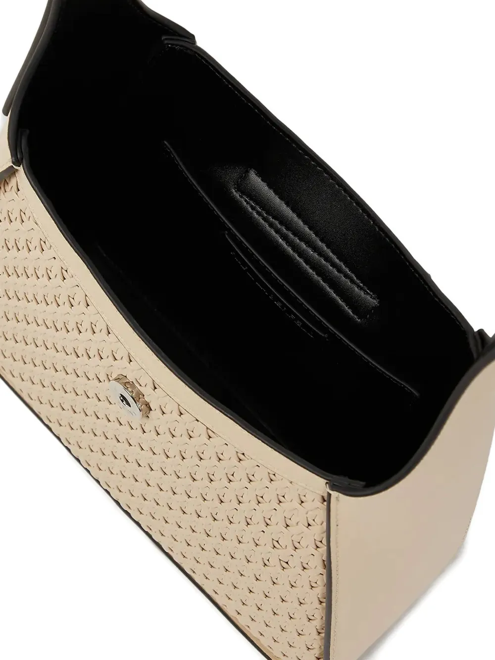 Karl Lagerfeld K Signature schoudertas met geweven detail Beige