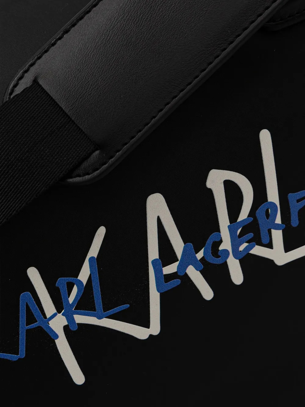 Karl Lagerfeld Reistas met logoprint Zwart