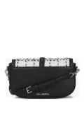 Karl Lagerfeld K/Autograph bouclé shoulder bag - White