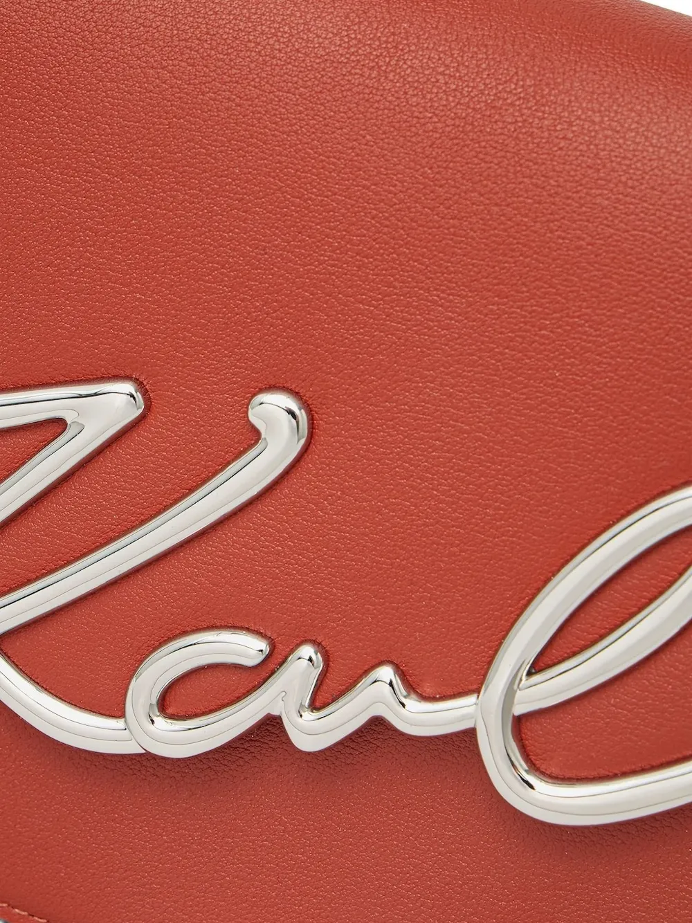 Karl Lagerfeld Tas met logoplakkaat Bruin