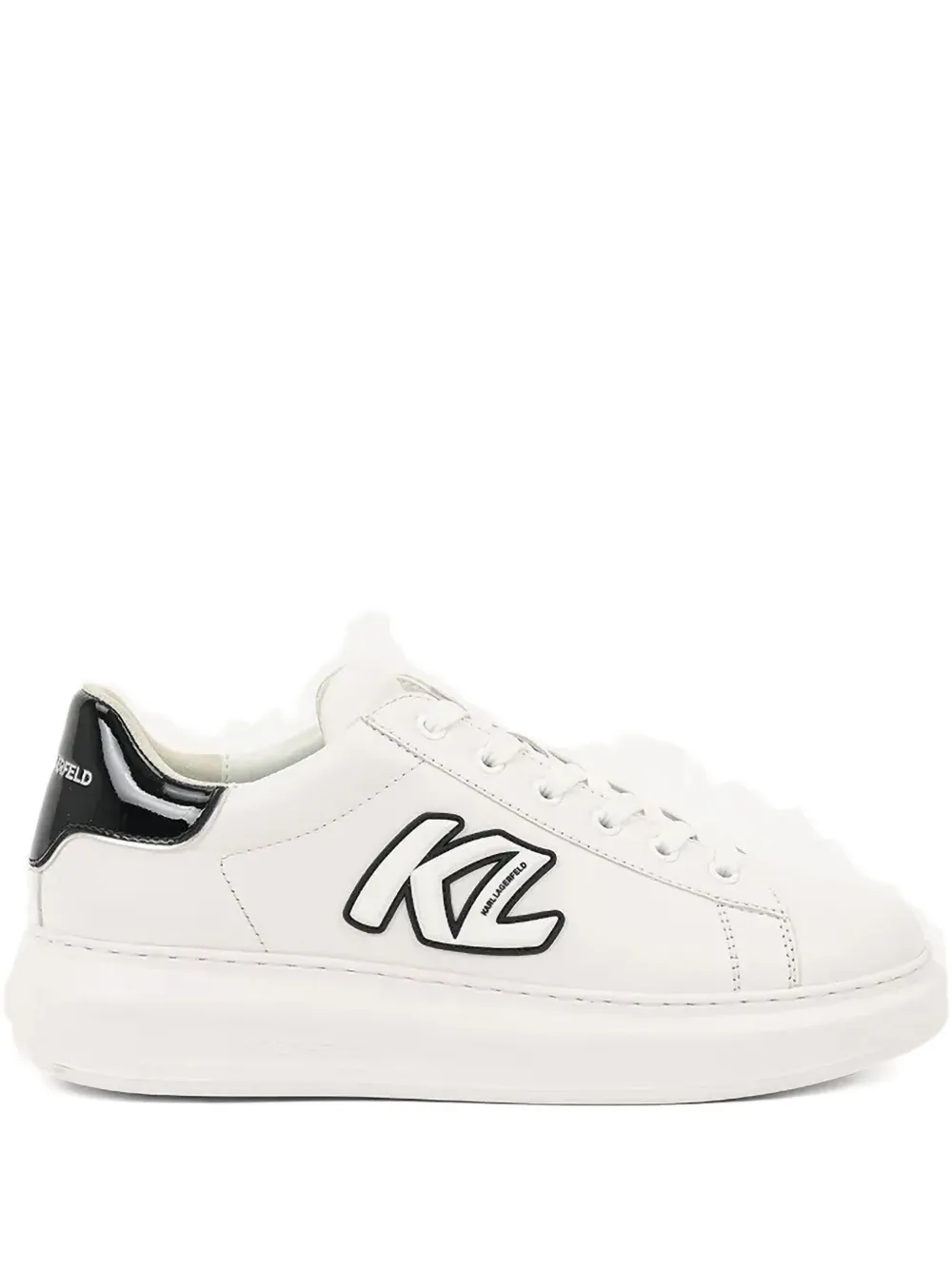 Karl Lagerfeld logo-patch sneakers White