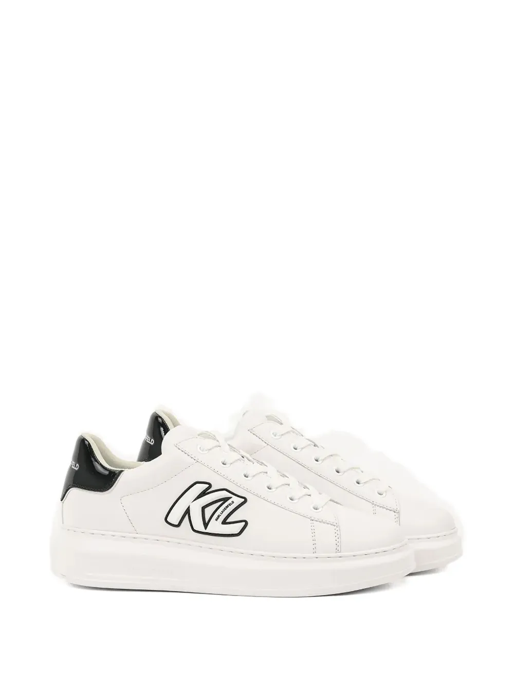 Karl Lagerfeld logo-patch sneakers White