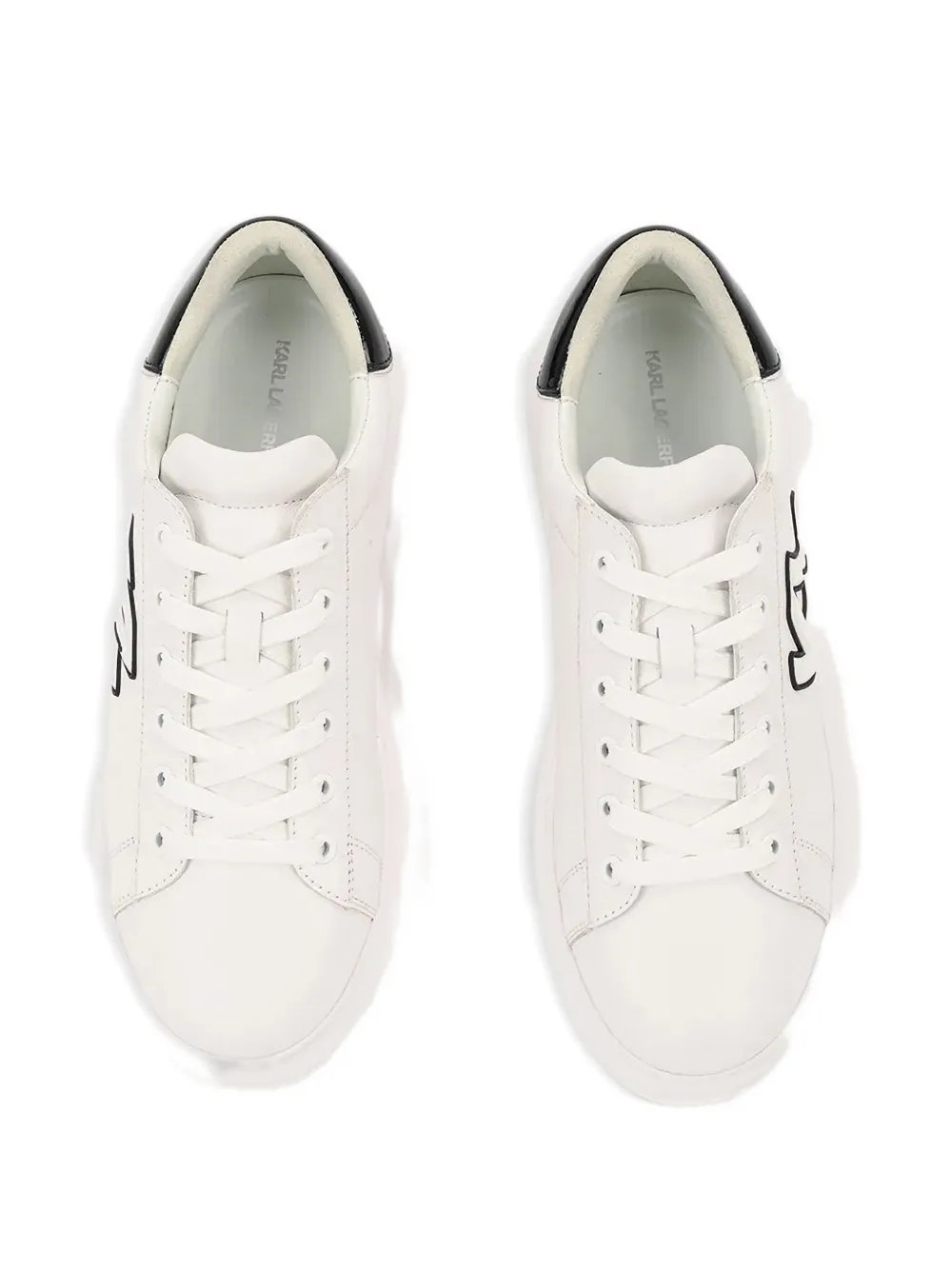 Karl Lagerfeld logo-patch sneakers White