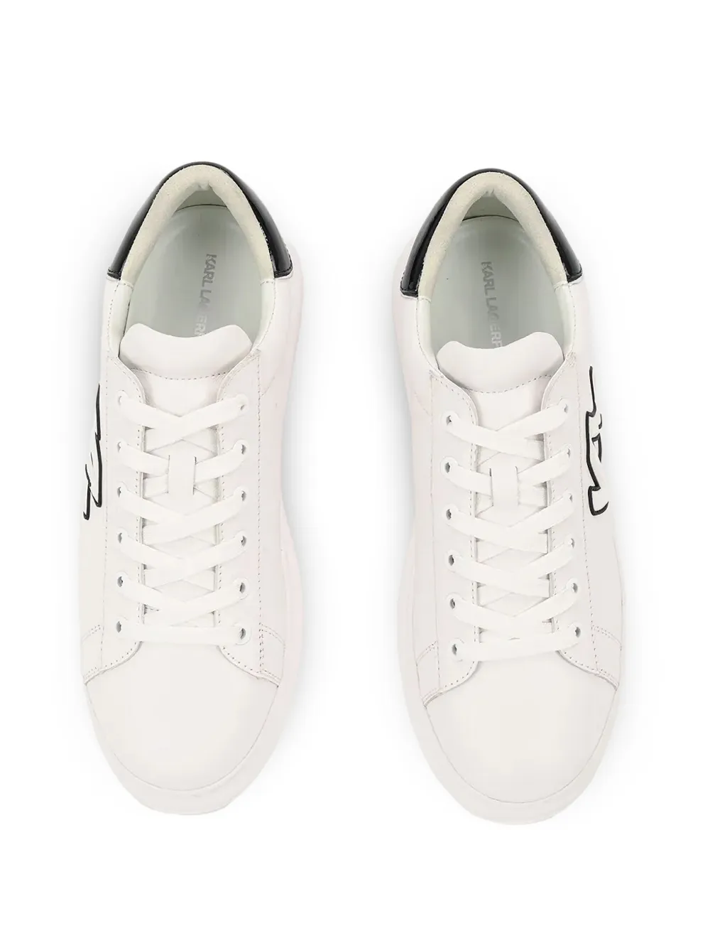 Karl Lagerfeld logo-patch sneakers White
