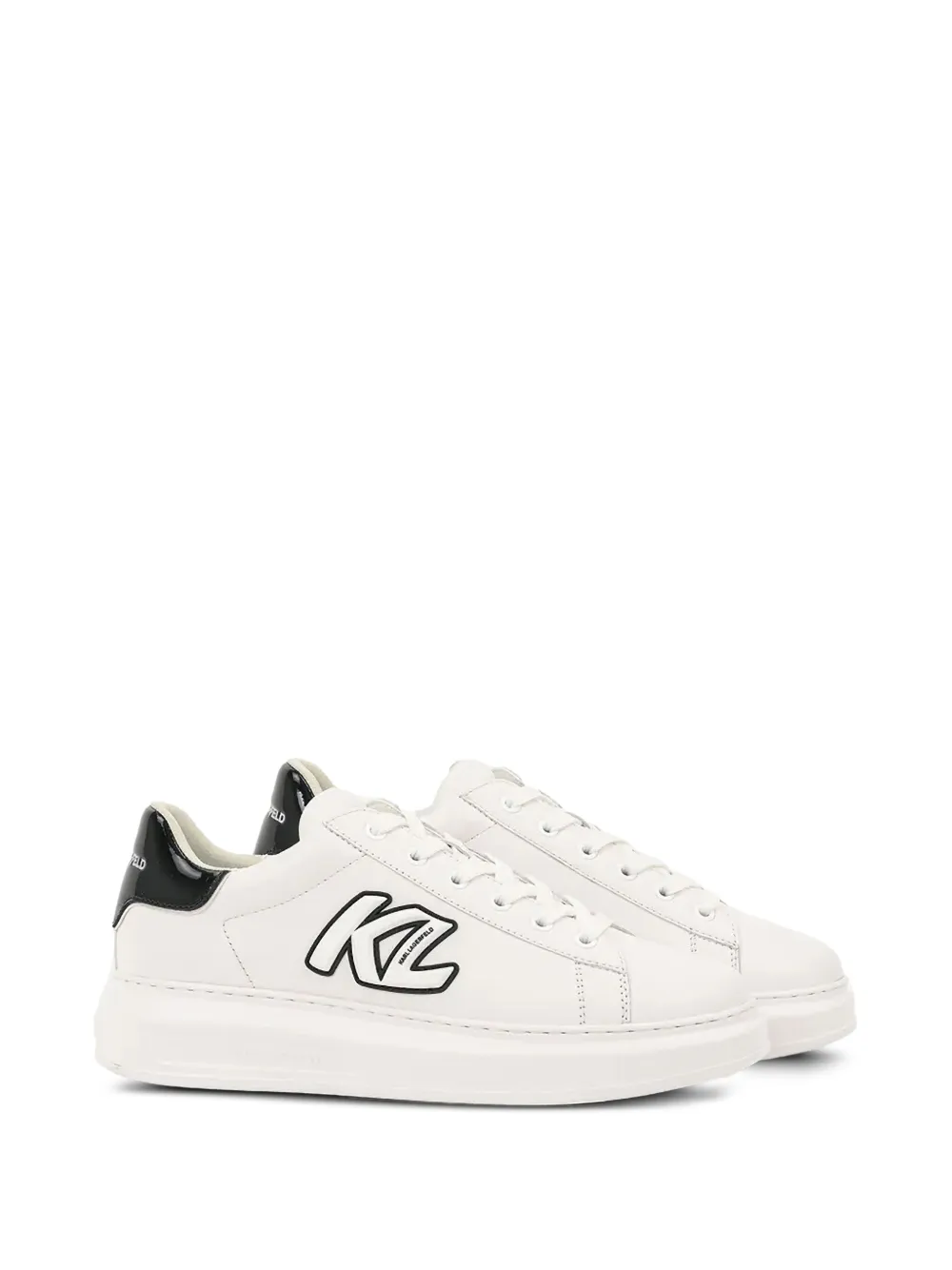 Karl Lagerfeld logo-patch sneakers White