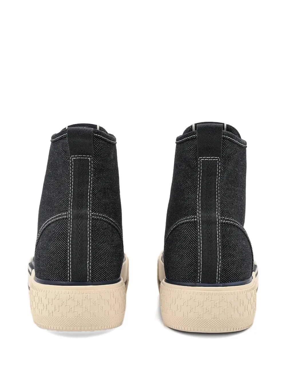 Karl Lagerfeld logo-detail denim sneakers Black