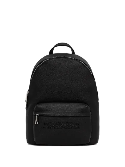 Karl Lagerfeld embossed-logo backpack