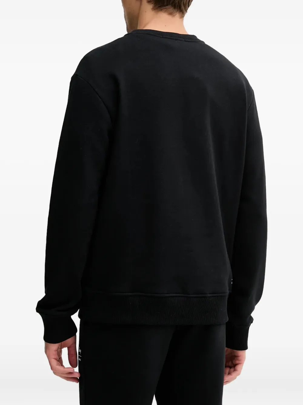 Karl Lagerfeld Donald Duck sweater met ronde hals Zwart