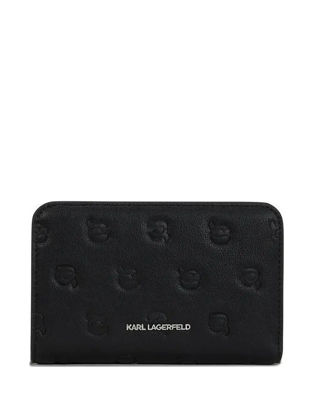 Karl Lagerfeld Ikon Monogram wallet - Nero