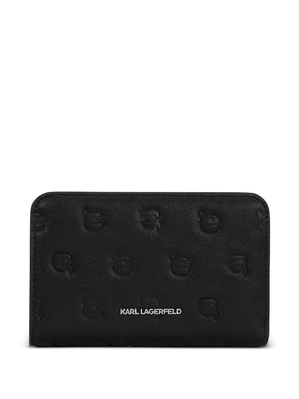 Karl Lagerfeld Ikon Monogram wallet - Nero