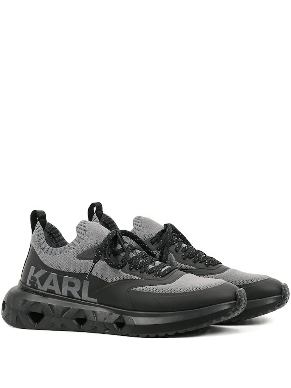 Karl Lagerfeld Sneakers met logo Grijs