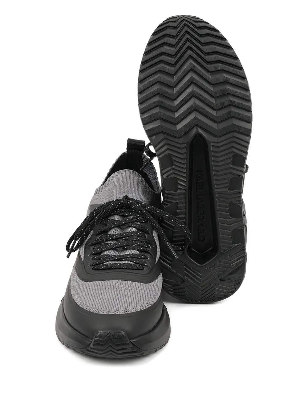 Karl Lagerfeld Sneakers met logo Grijs