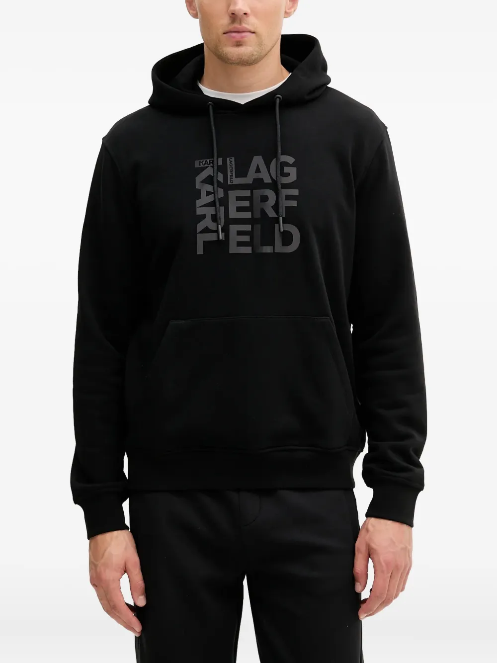 logo-print hoodie