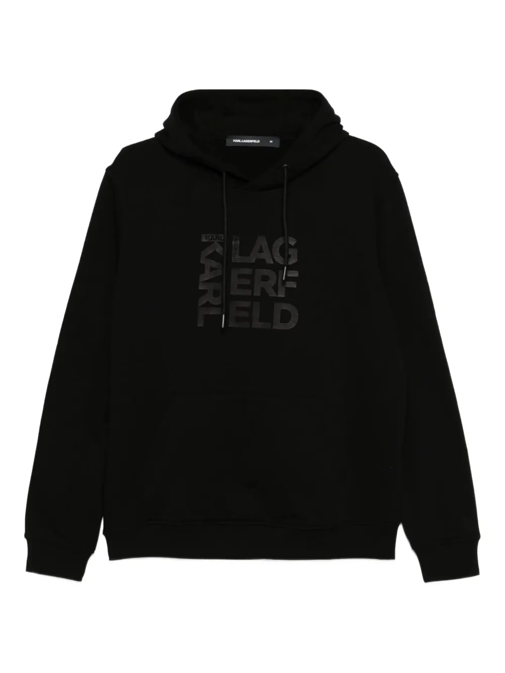 Karl Lagerfeld logo-print hoodie | Black | Image 1