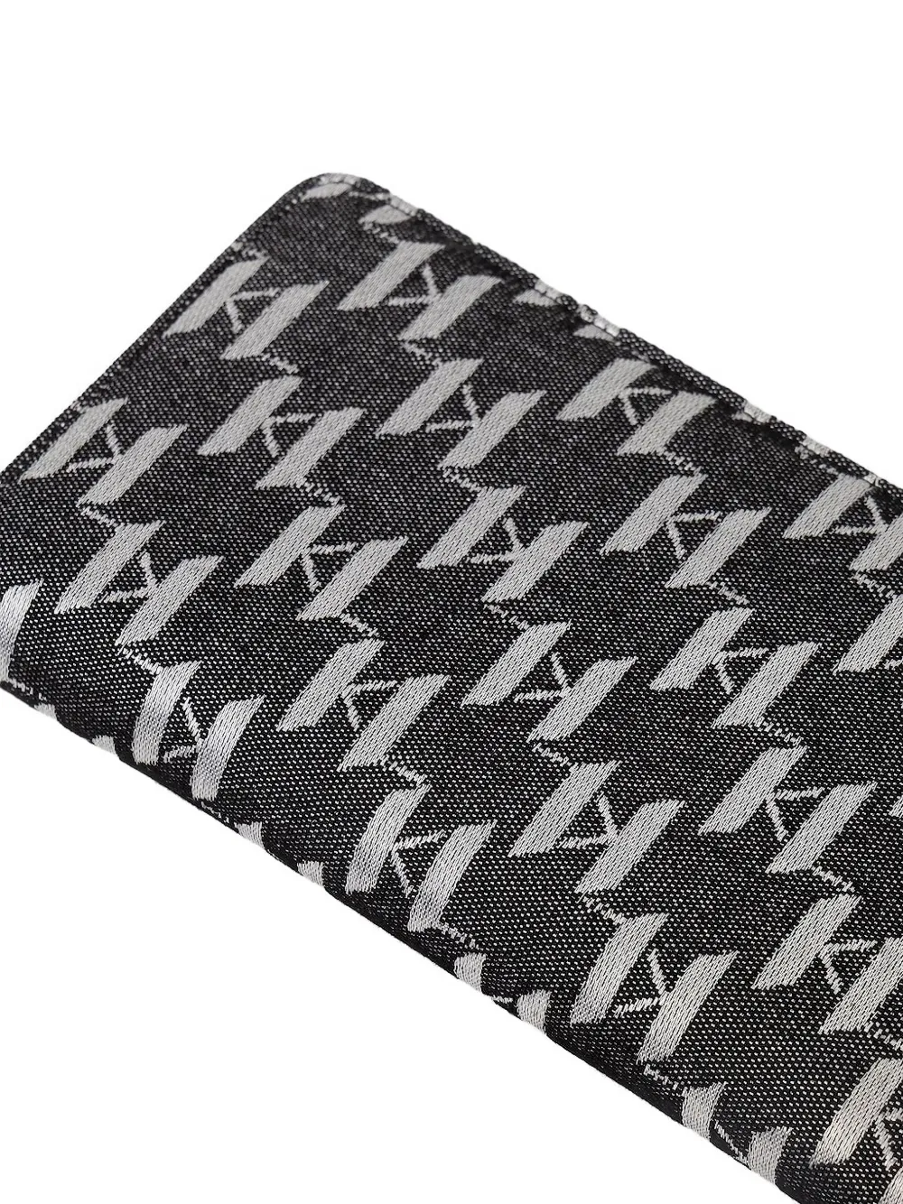 Karl Lagerfeld monogram zip-around wallet Zwart