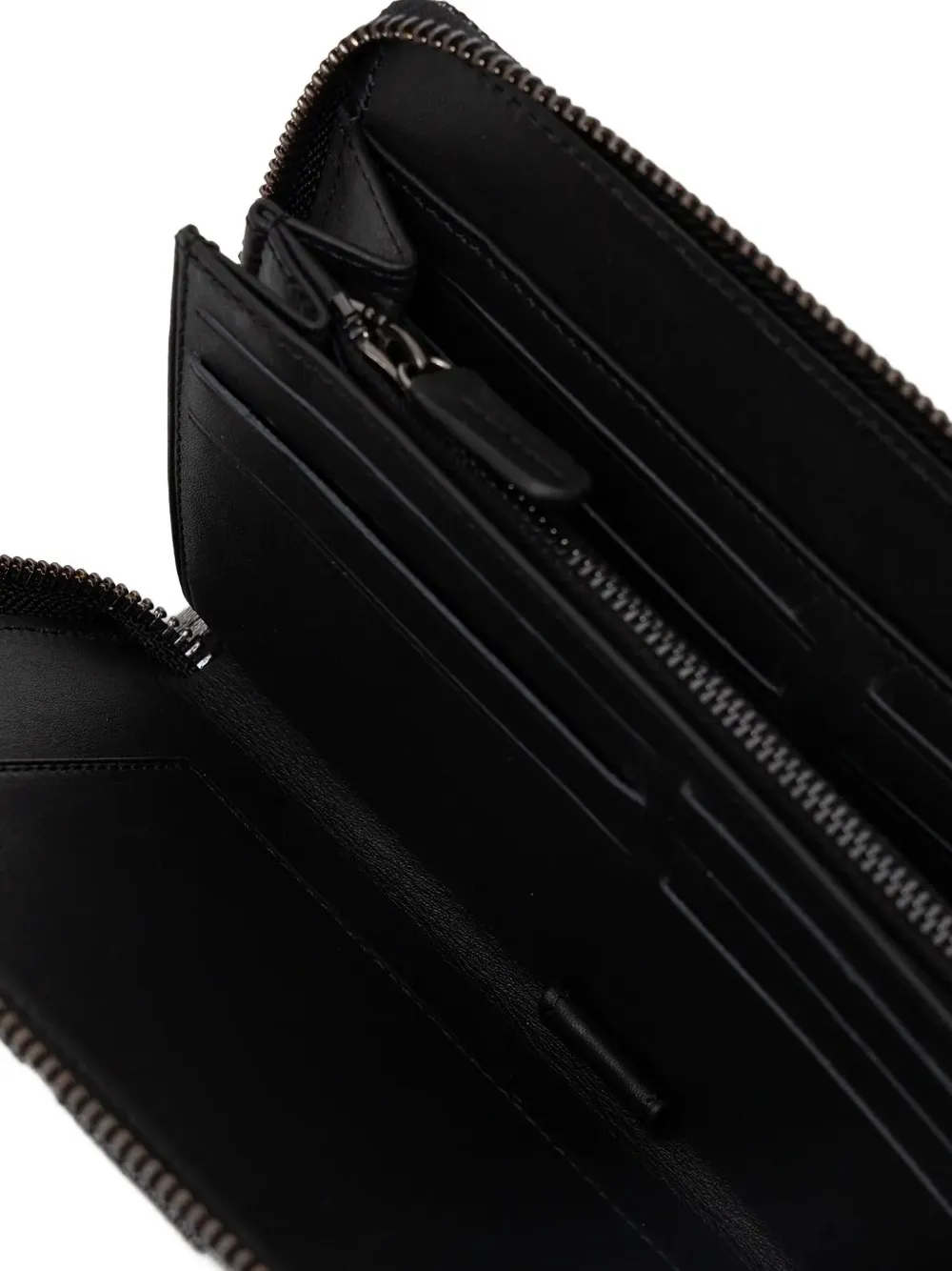 Karl Lagerfeld monogram zip-around wallet Zwart