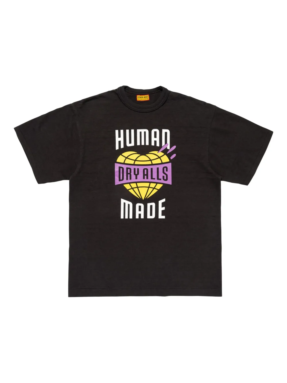 Human Made playera con motivo de globo de corazón | negro | Image 1