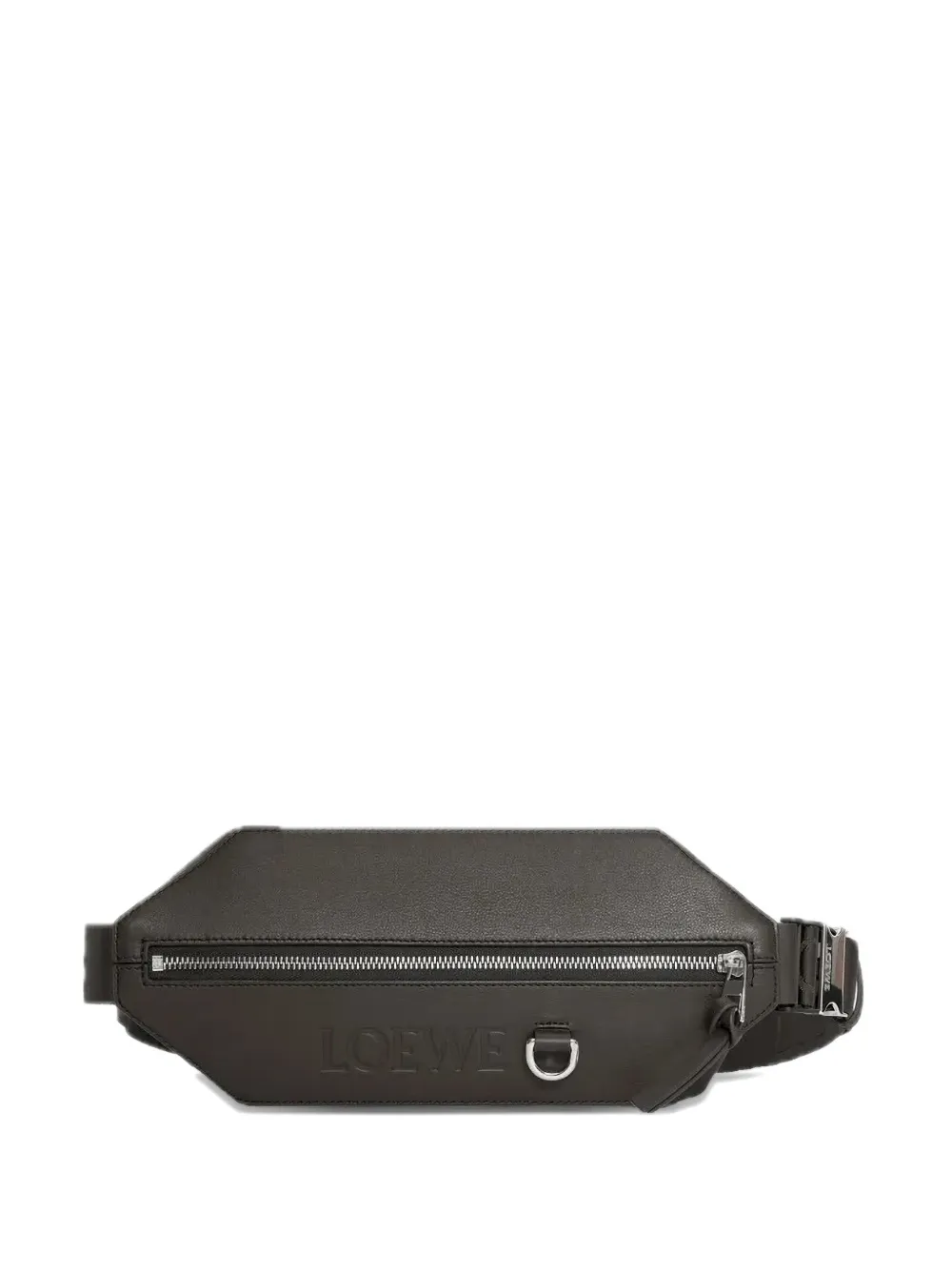 Convertible leather logo bag