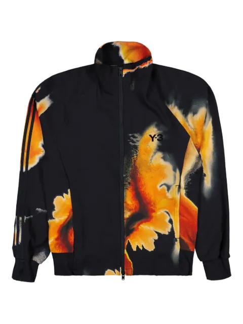 Y-3 raglan-sleeved ink-print sport jacket