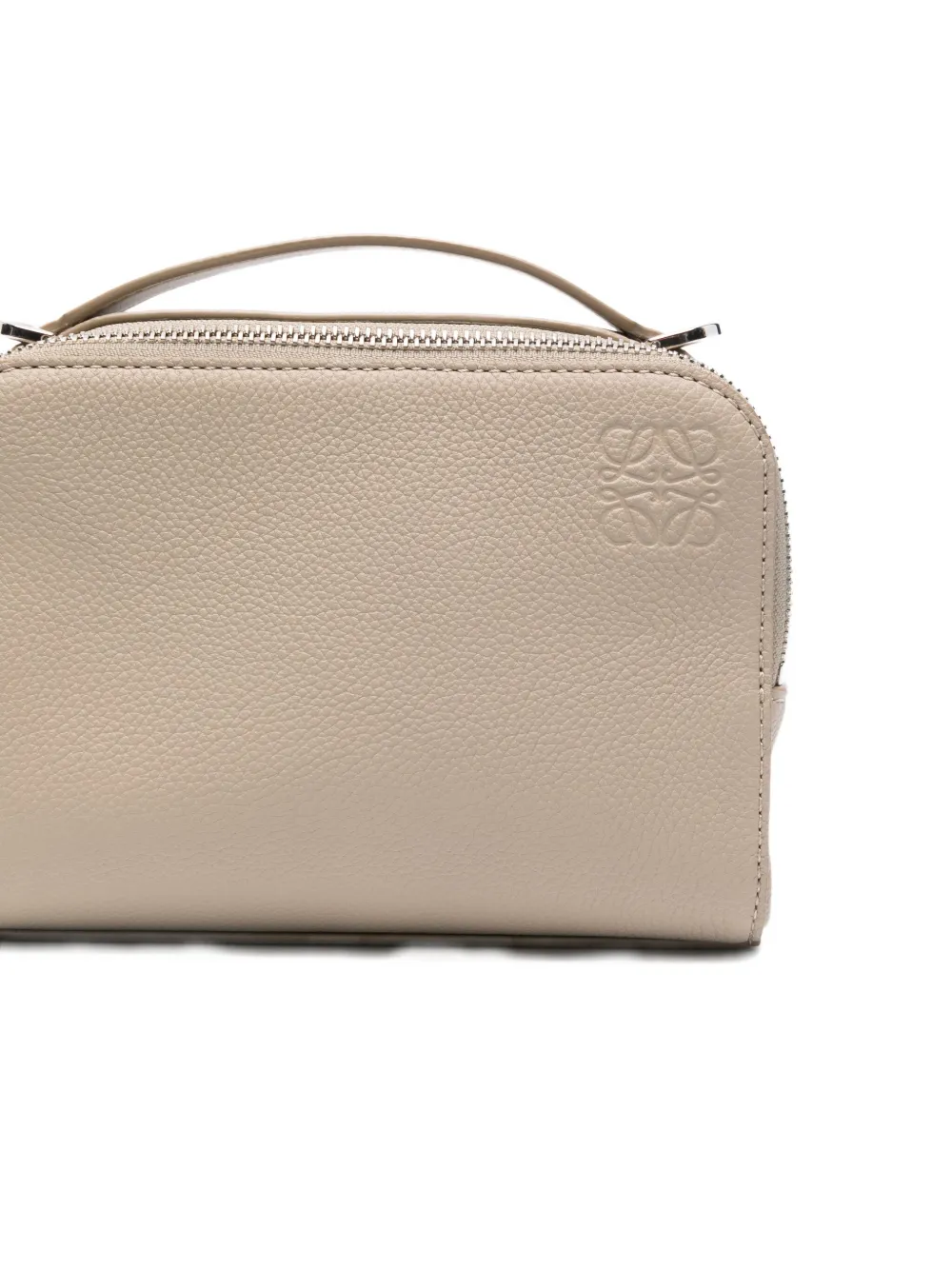 Loewe Zip-fastening Top-handle Messenger Bag In Neutral