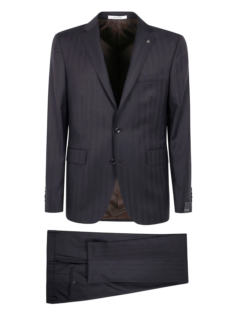 Tagliatore wool suit Zwart
