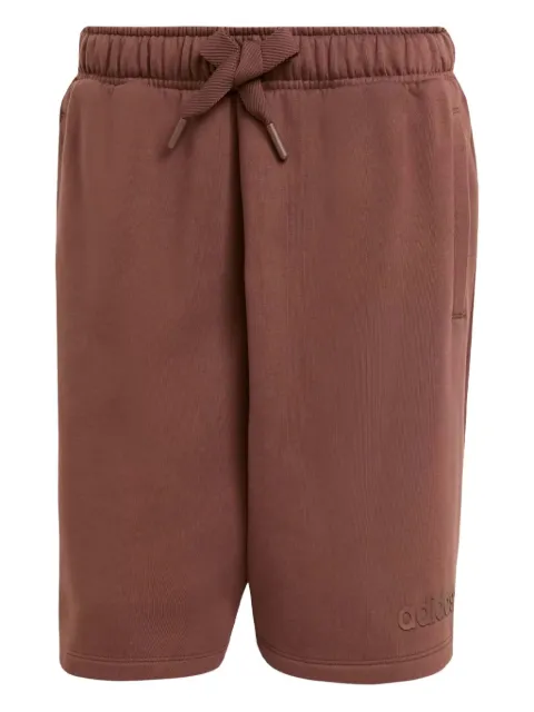 adidas Essentials logo-print fleece shorts