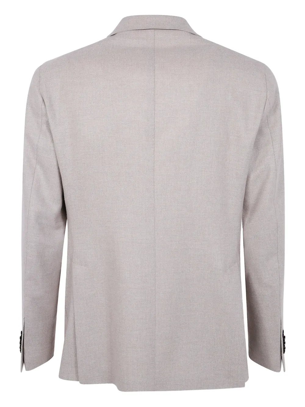 Tagliatore patch-pocket single-breasted wool jacket Grijs