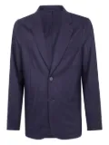Emporio Armani two-button wool blazer - Blue