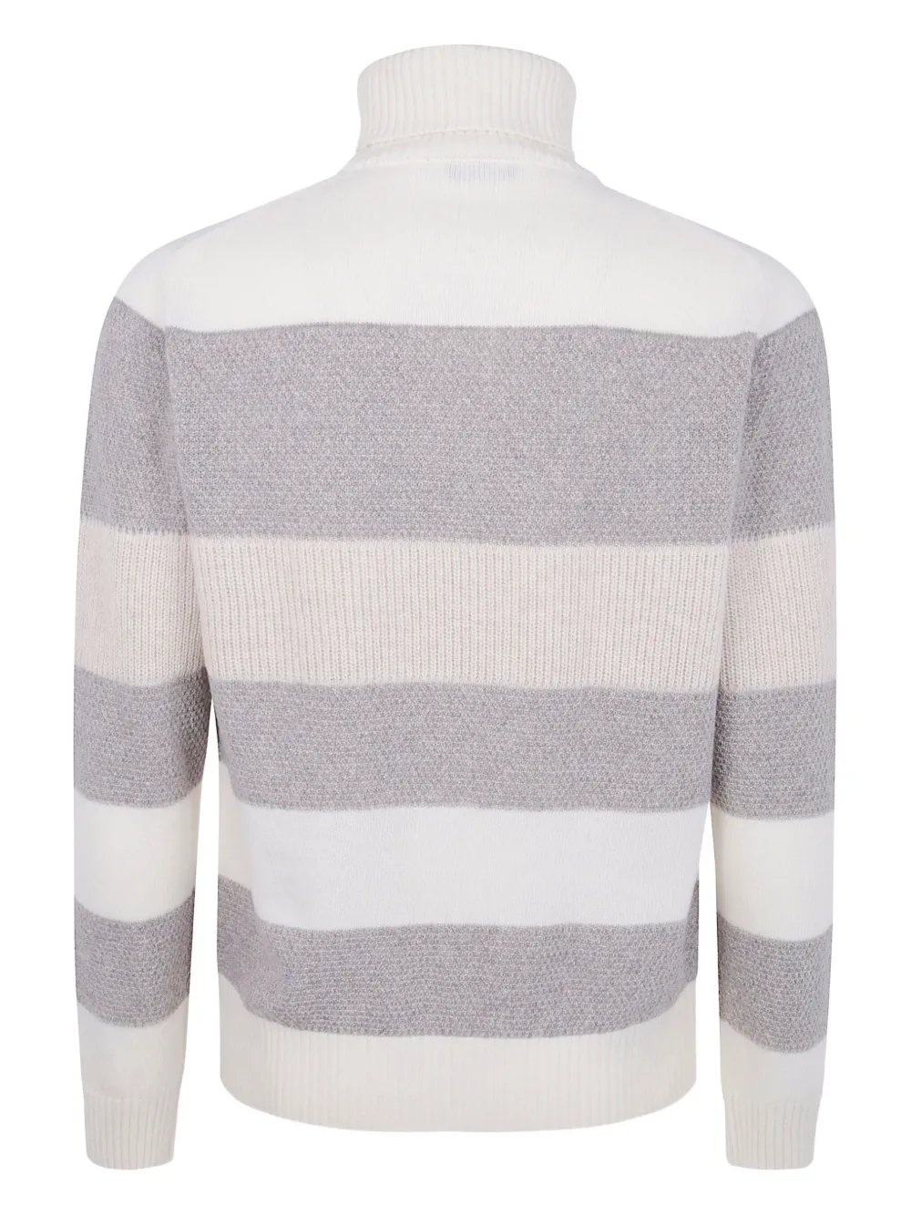 Barba striped jumper Beige