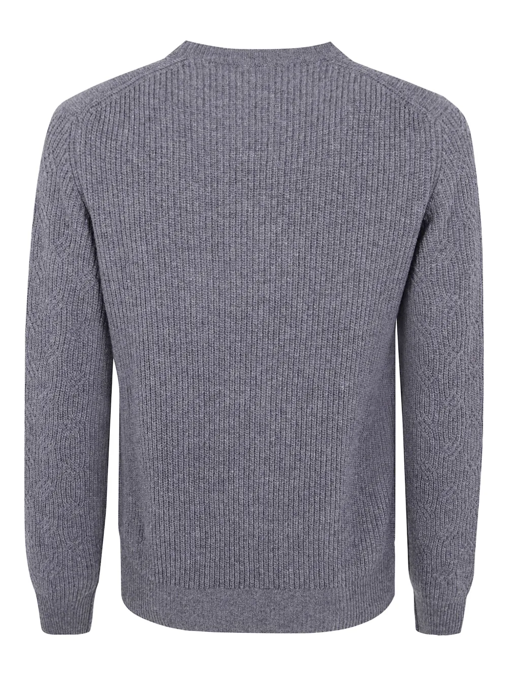 Barba cable-knit sweater Grijs