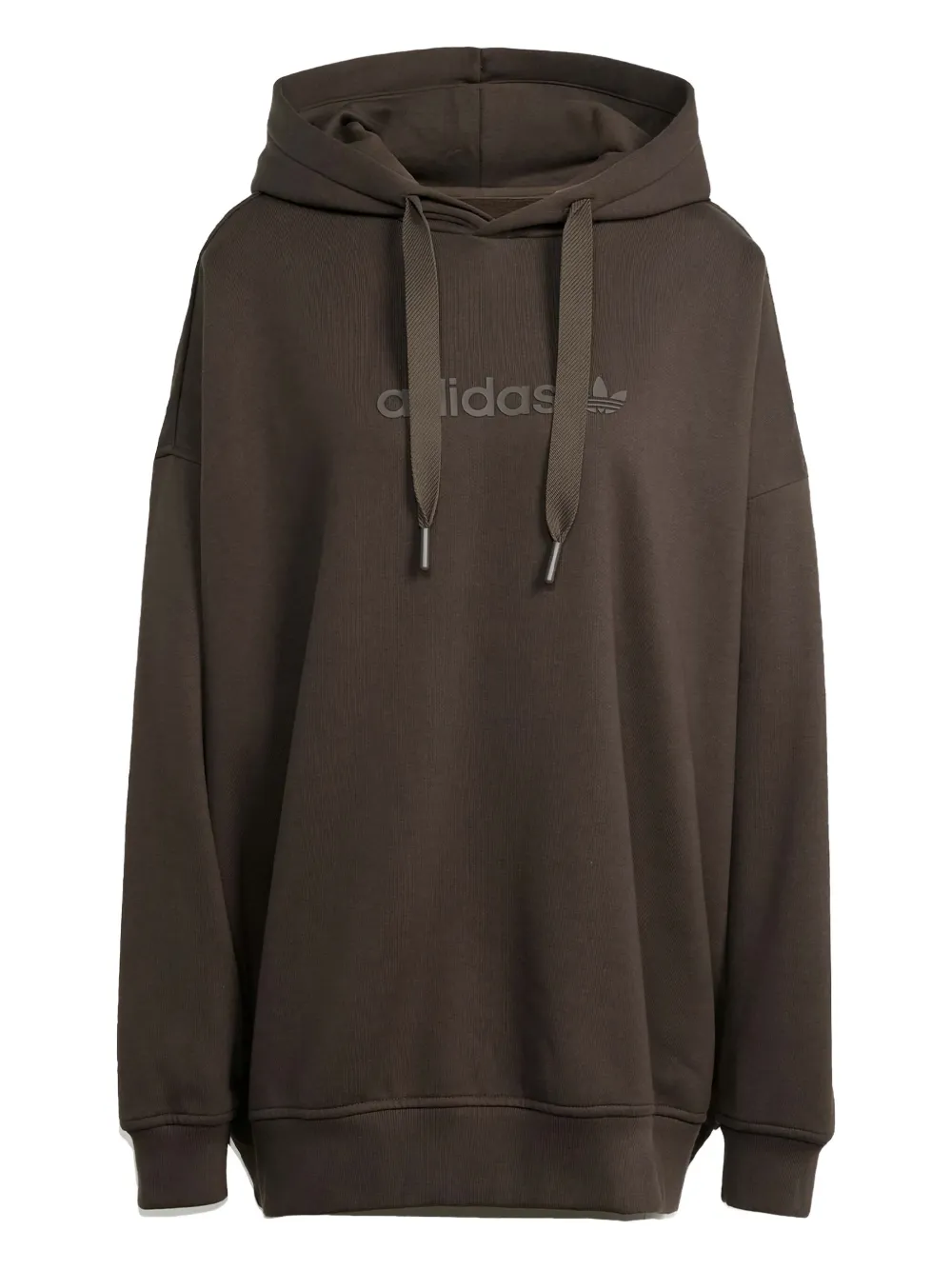 logo long-sleeves cotton hoodie