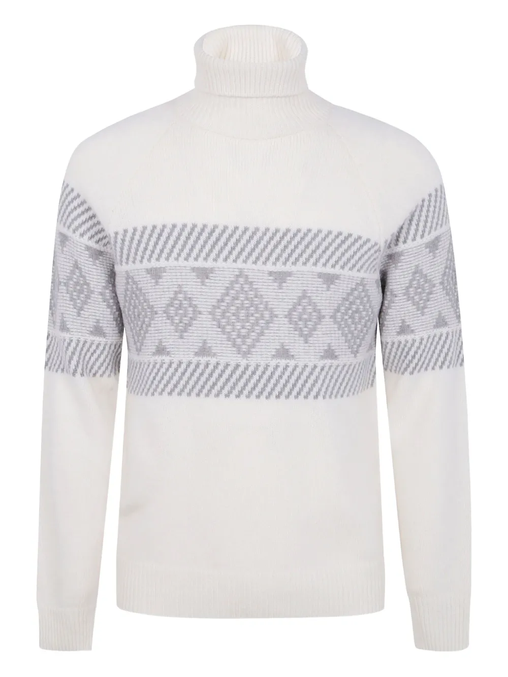 Barba wool jumper Wit