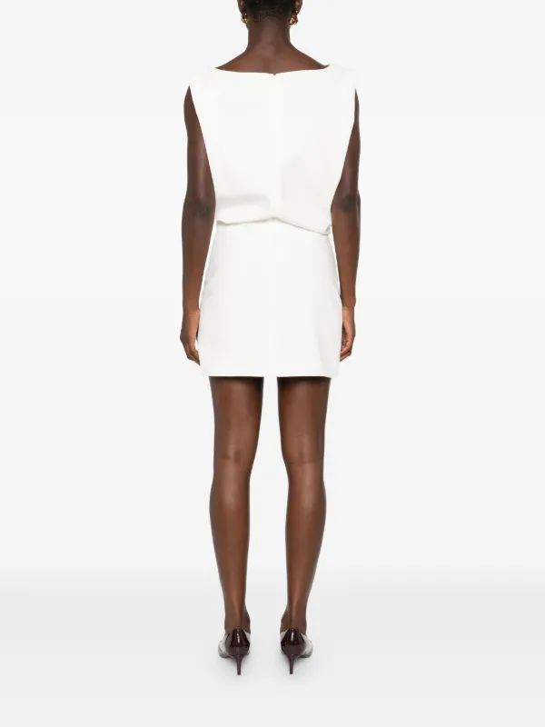 KHAITE Sleeveless Mini Dress | Neutrals | FARFETCH