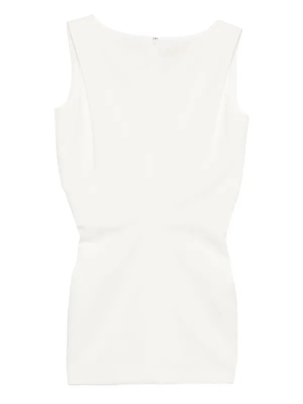 KHAITE Sleeveless Mini Dress | Neutrals | FARFETCH
