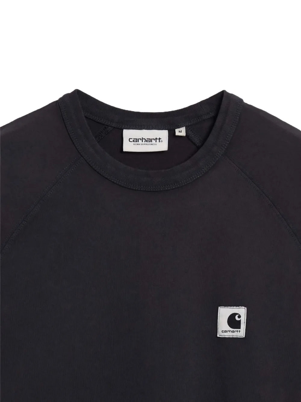 Carhartt WIP Hudson T-shirt met raglan mouwen en logo Zwart