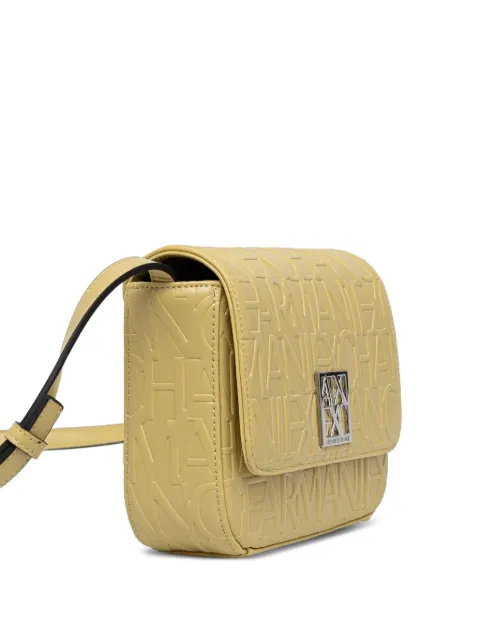 Armani Exchange logo cross-body bag