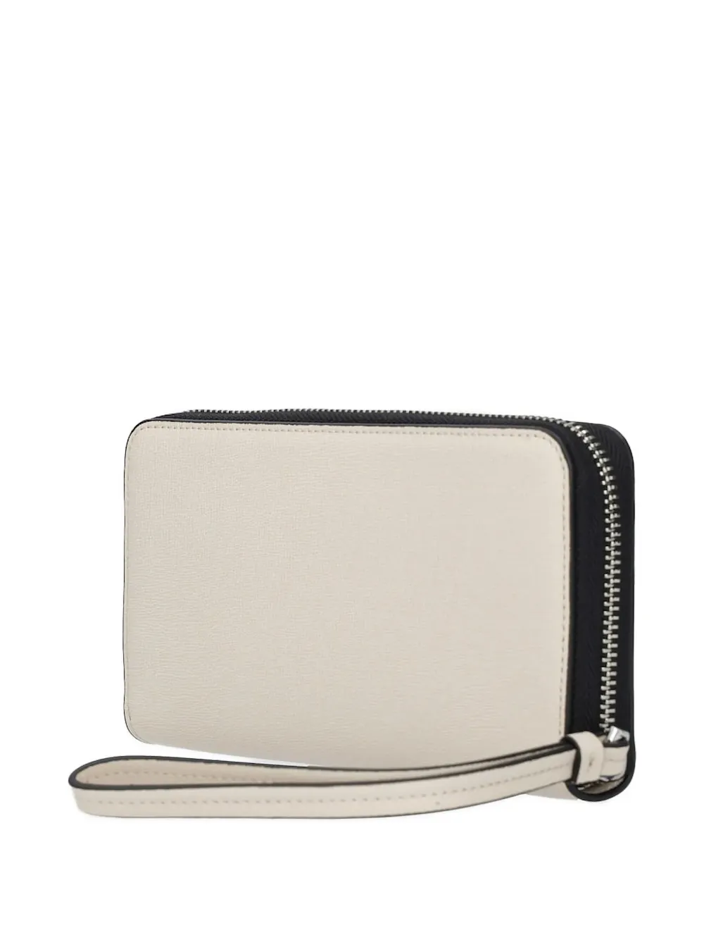 Armani Exchange zip-around wristlet wallet - Beige