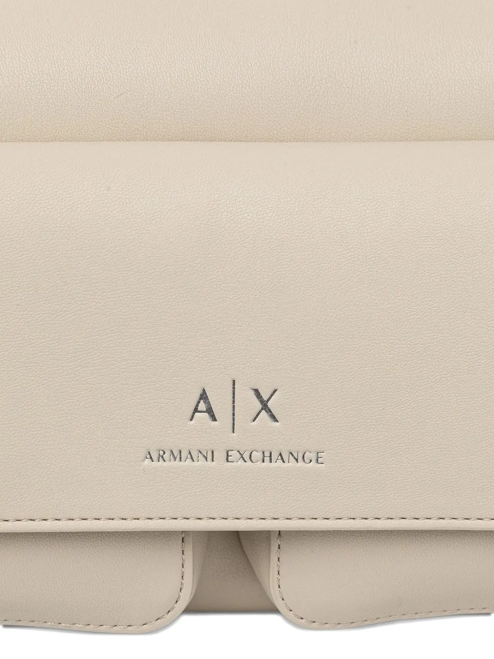 Armani Exchange utility shoulder bag Beige