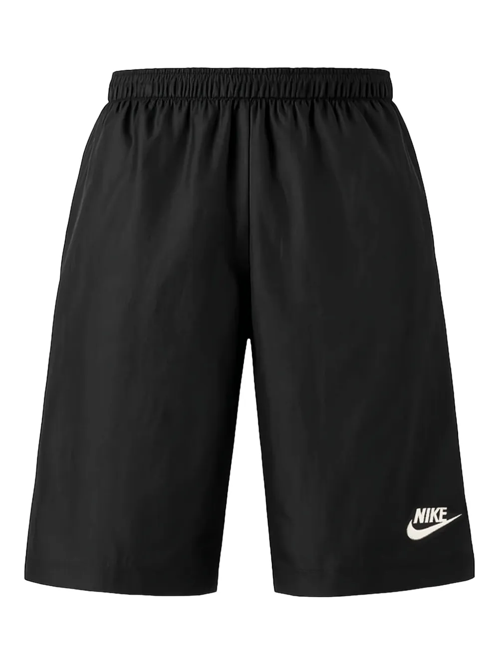 Nike Logo-embroidered Shorts In Black