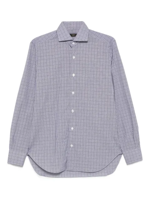 Barba checked cotton shirt