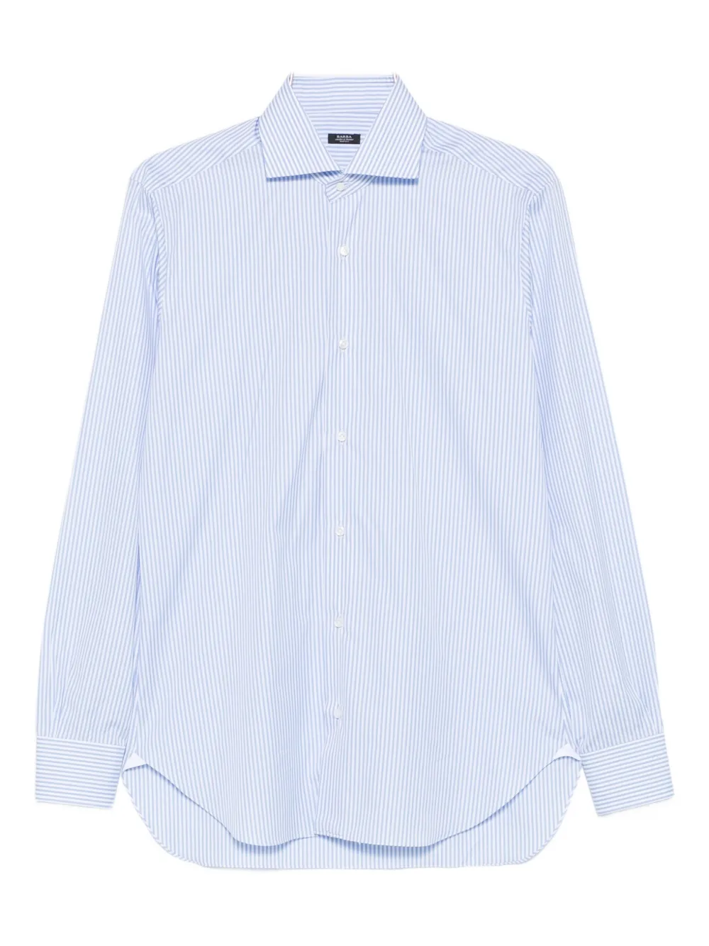 Barba Napoli Striped Cotton Shirt In Blue