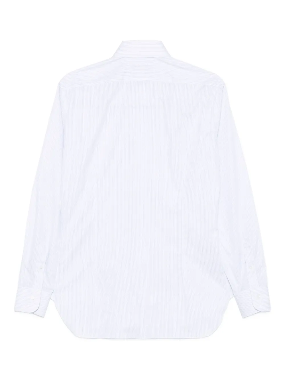 Barba pinstripe cotton shirt - Wit